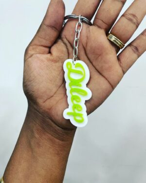 name keychain - Bubbly Decors