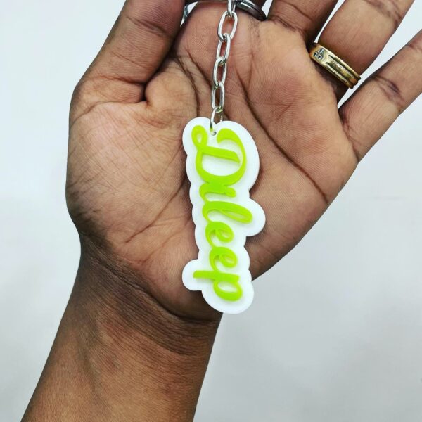 name keychain - Bubbly Decors