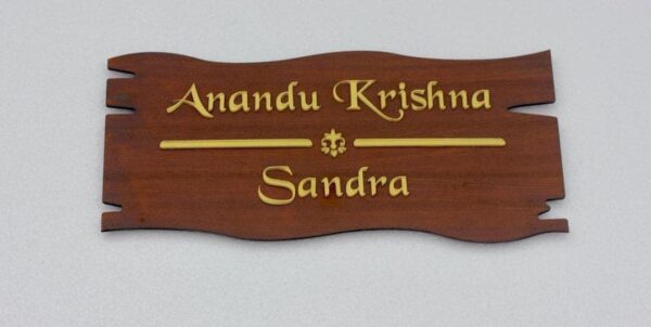 couple name board - Bubbly Decors