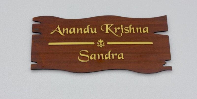 couple name board - Bubbly Decors