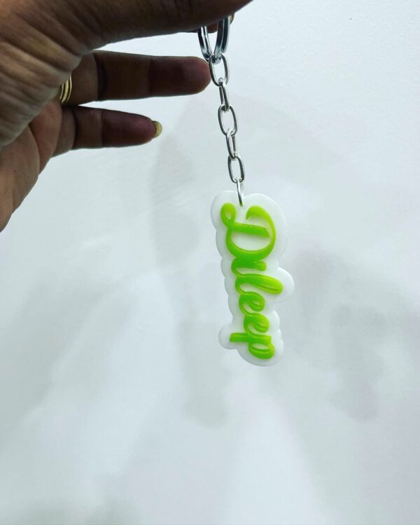 name keychain - Bubbly Decors