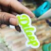 name keychain - Bubbly Decors