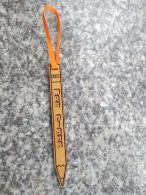 Bookmark wooden custom made - Bubbly Decors
