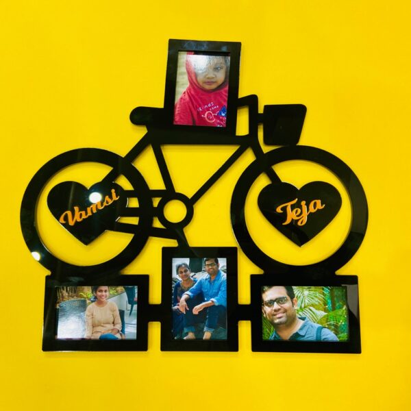 Photo frame Bicycle shaped - Bubbly Decors
