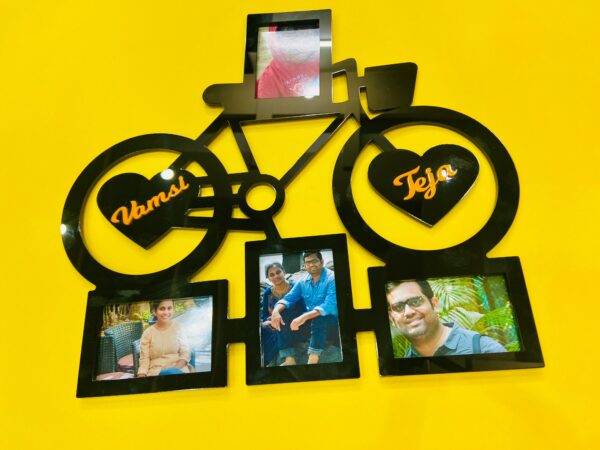 Photo frame Bicycle shaped - Bubbly Decors