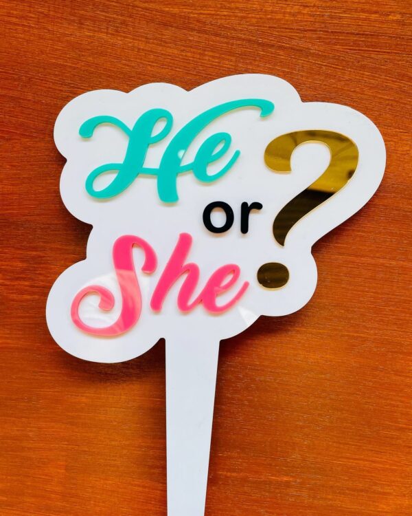 cake topper baby shower - Bubbly Decors