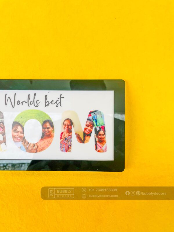 Worlds best mom frame - Bubbly Decors