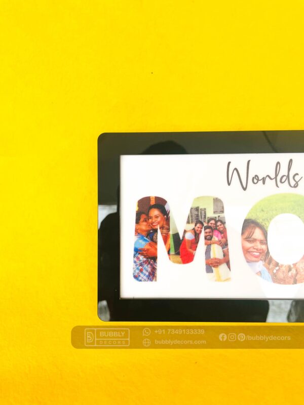 Worlds best mom frame - Bubbly Decors