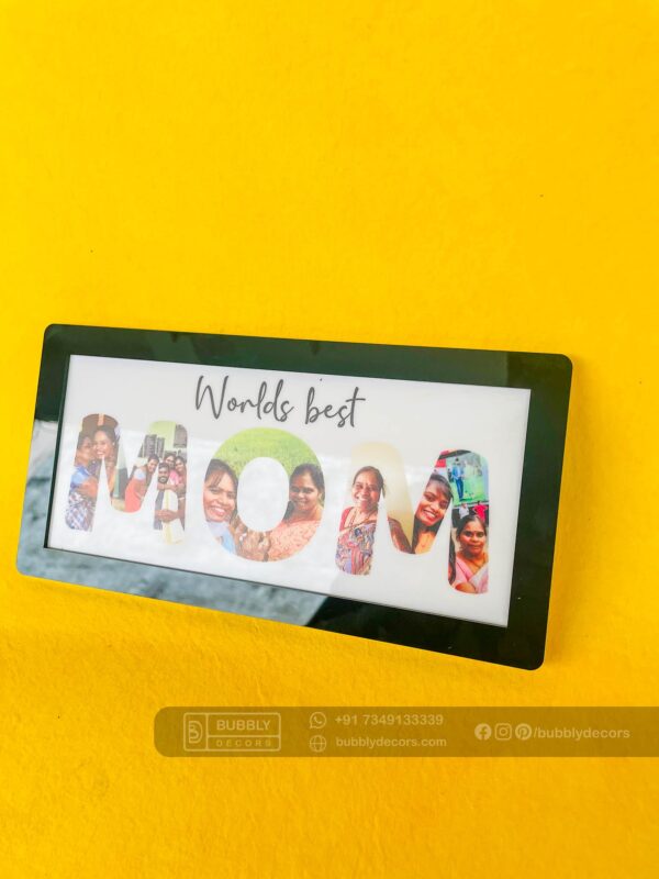Worlds best mom frame - Bubbly Decors