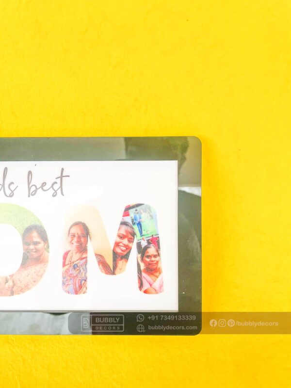 Worlds best mom frame - Bubbly Decors