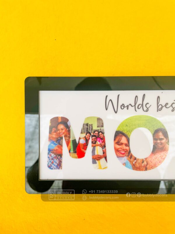 Worlds best mom frame - Bubbly Decors
