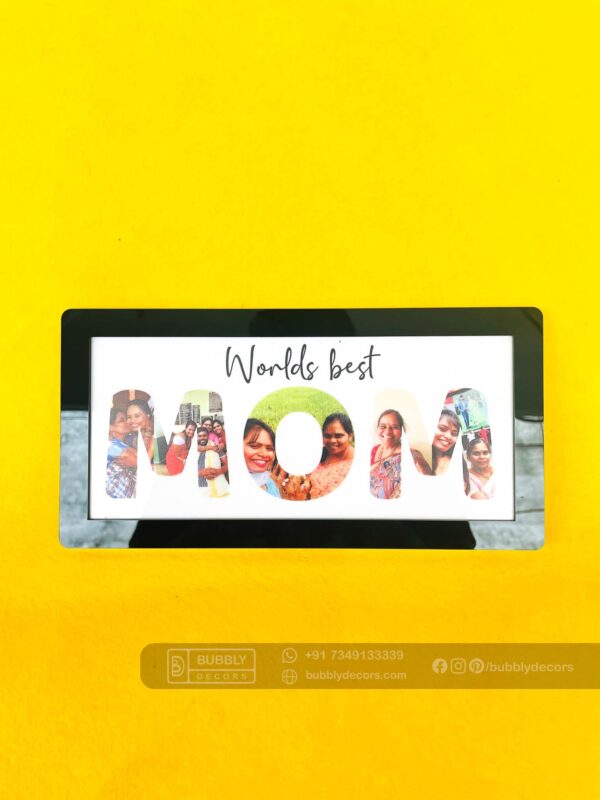 Worlds best mom frame - Bubbly Decors