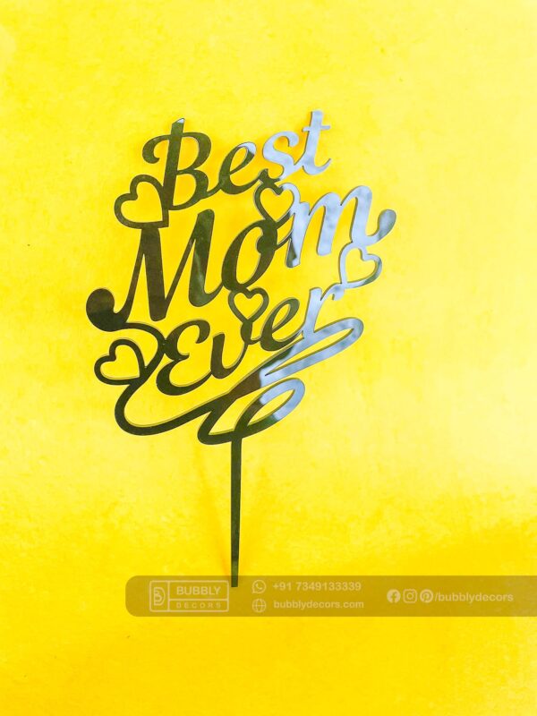 FullSizeRender_117 Cake topper best mom - Bubbly Decors