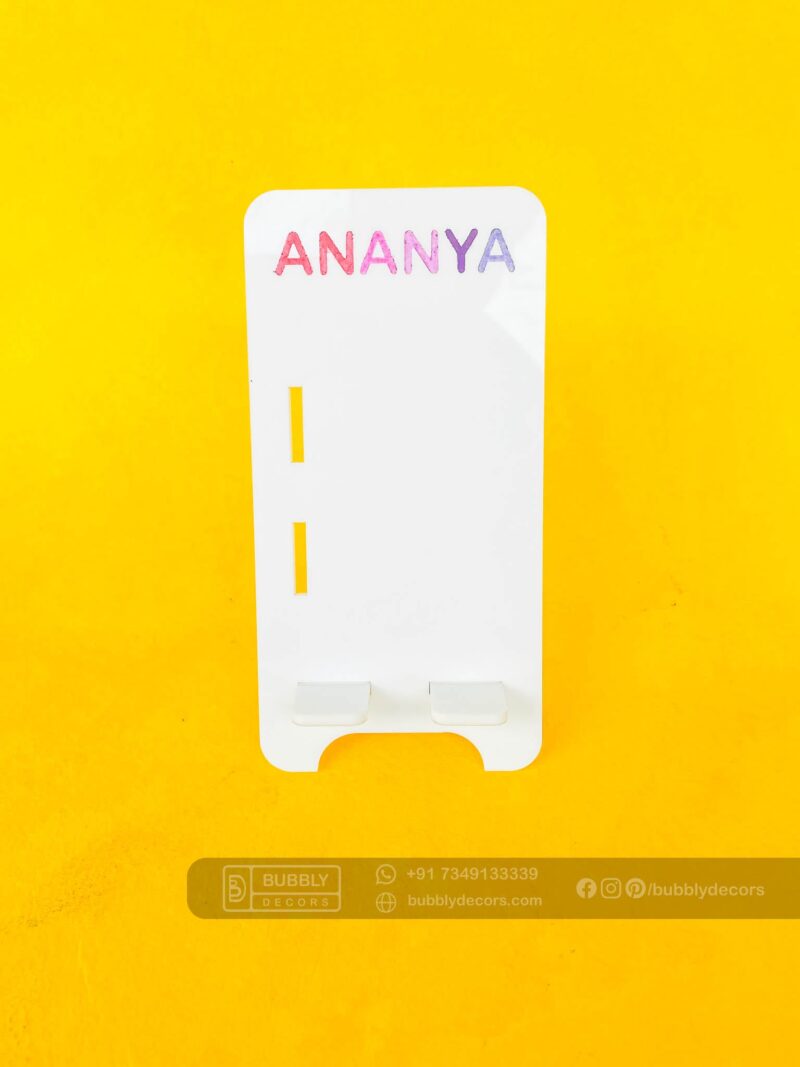 Mobile stand colour name - Bubbly Decors