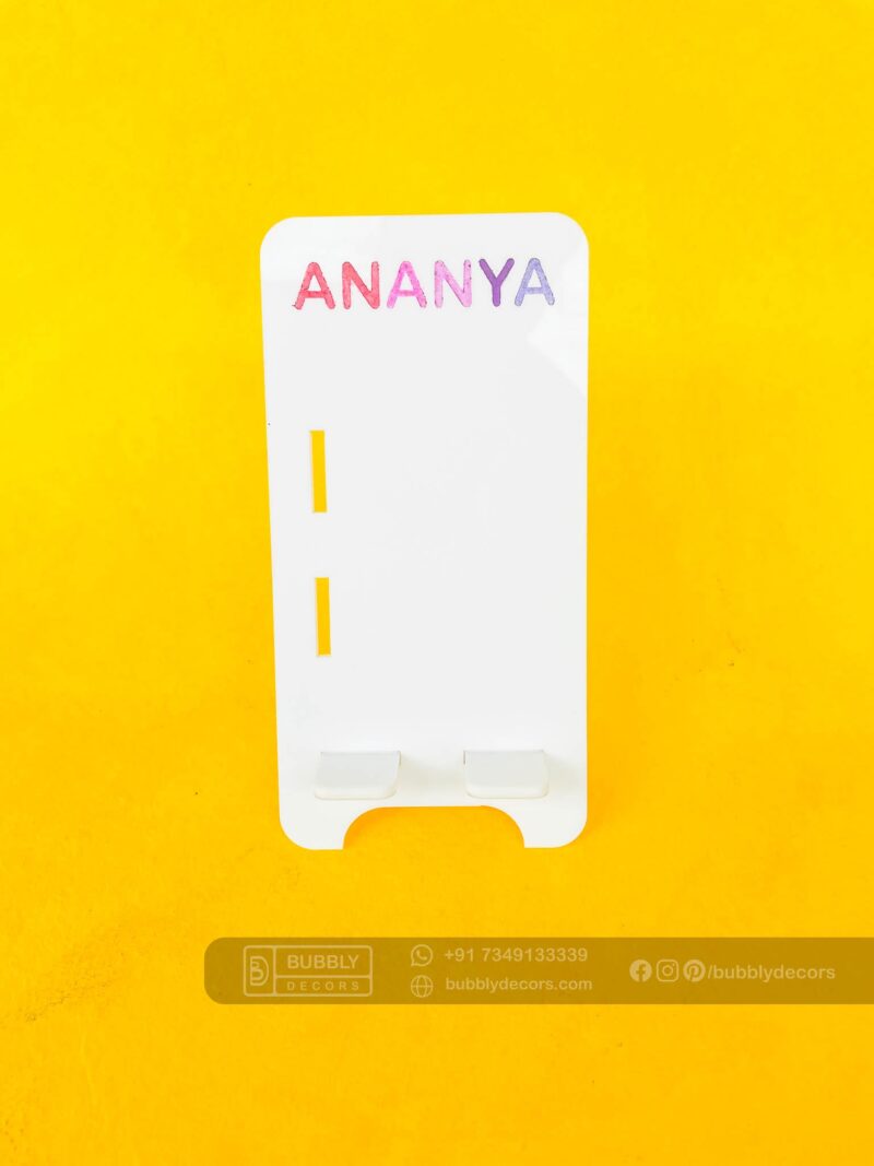Mobile stand colour name - Bubbly Decors