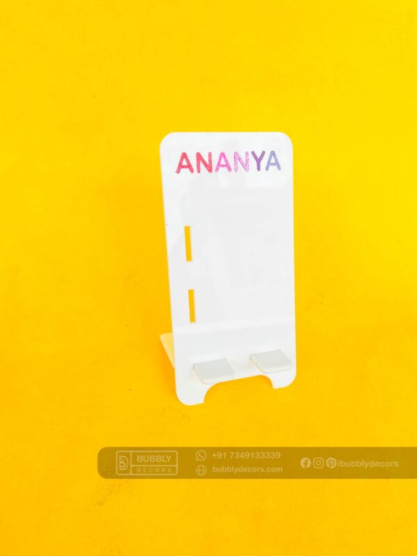 Mobile stand colour name - Bubbly Decors