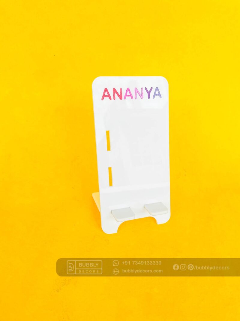 Mobile stand colour name - Bubbly Decors