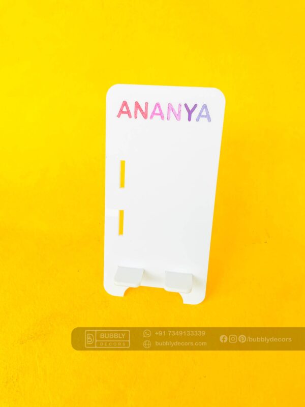 Mobile stand colour name - Bubbly Decors