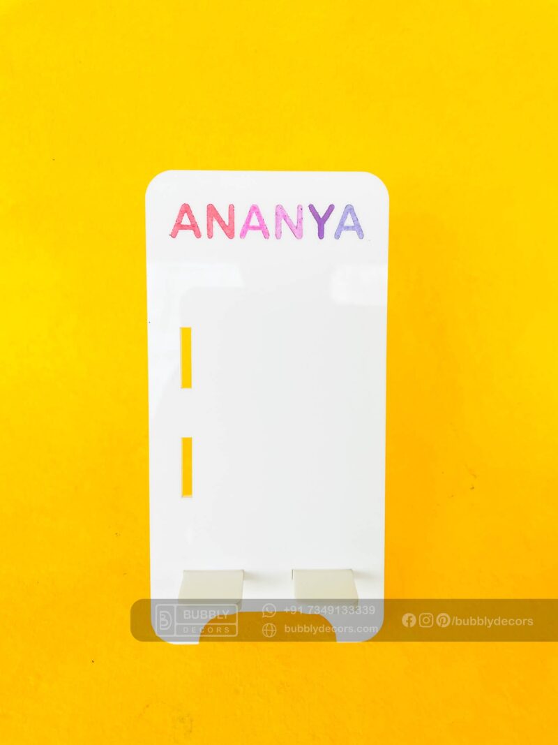 Mobile stand colour name - Bubbly Decors