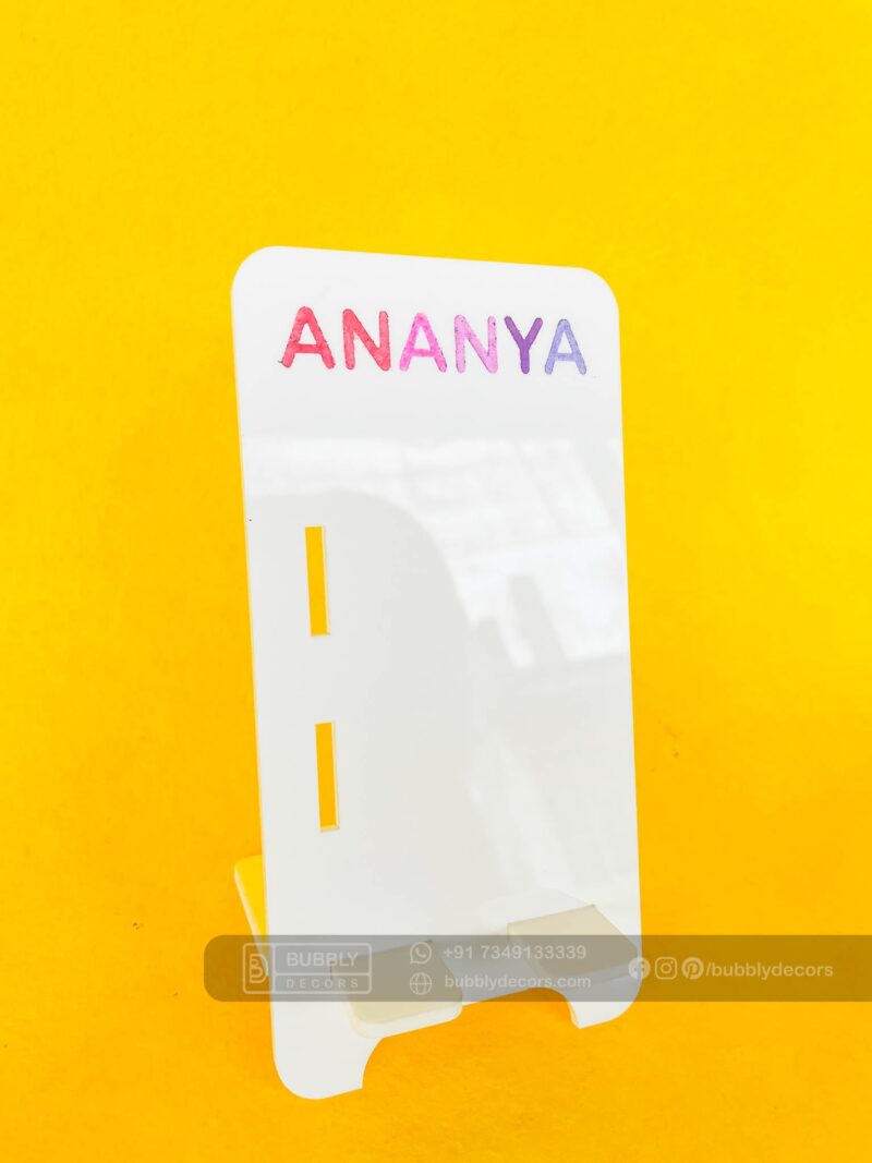 Mobile stand colour name - Bubbly Decors