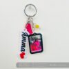 Name photo frame keychain - Bubbly Decors