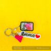 Name photo frame keychain - Bubbly Decors