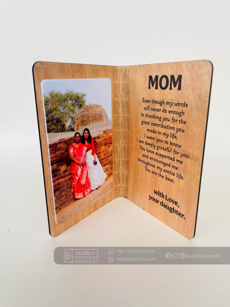 wood greeting mother - Bubbly Decors