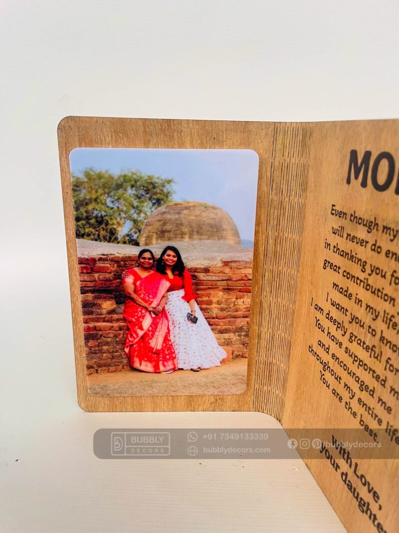 wood greeting mother - Bubbly Decors