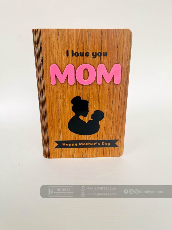 wood greeting mother - Bubbly Decors