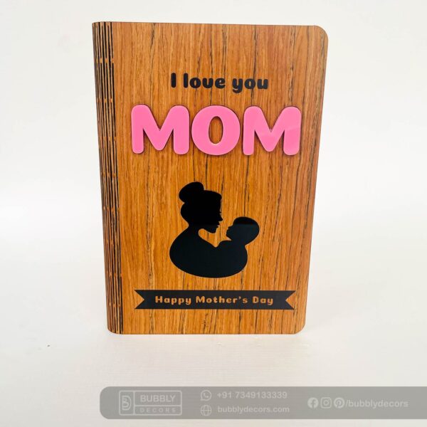 wood greeting mother - Bubbly Decors