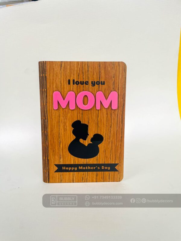 wood greeting mother - Bubbly Decors