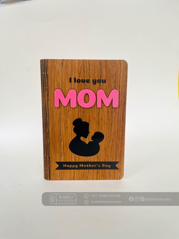 wood greeting mother - Bubbly Decors