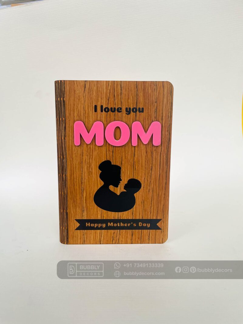 wood greeting mother - Bubbly Decors
