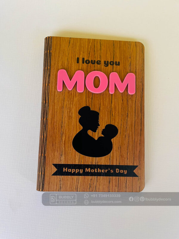 wood greeting mother - Bubbly Decors