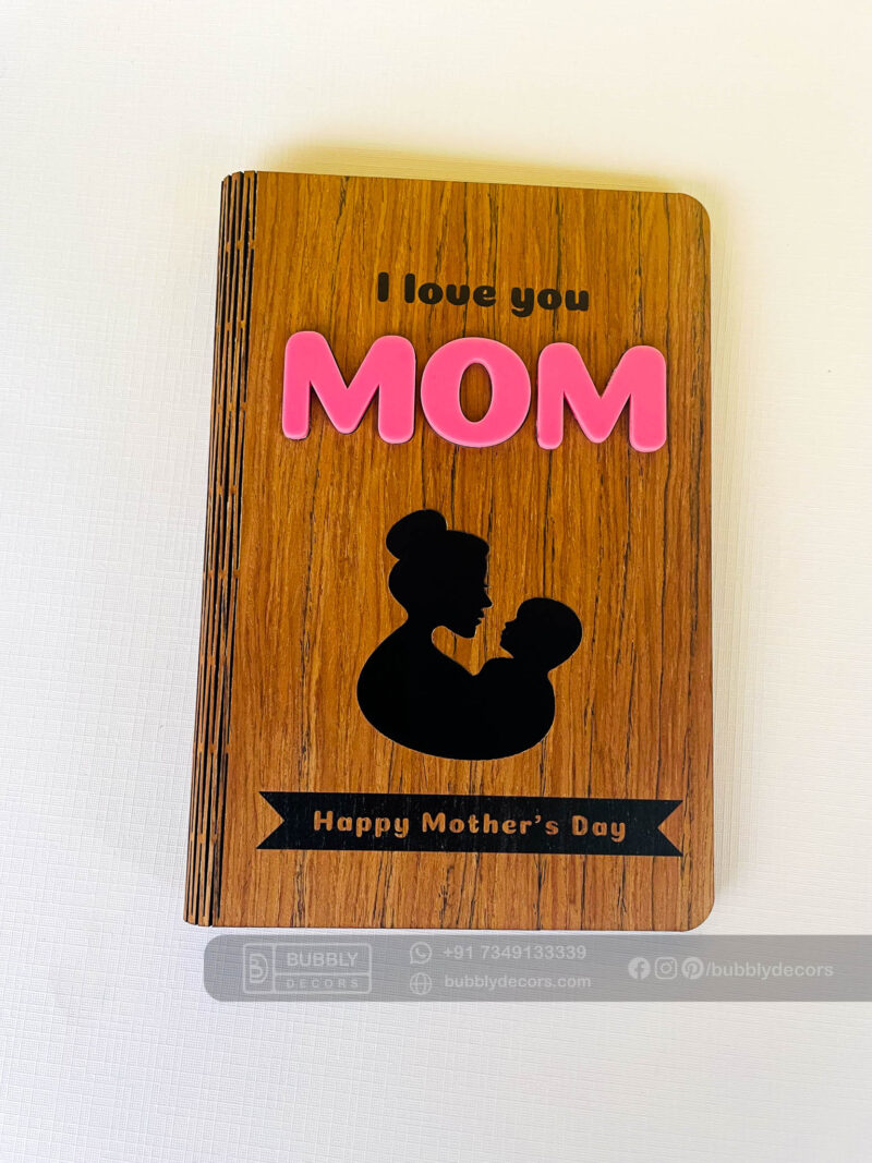 wood greeting mother - Bubbly Decors