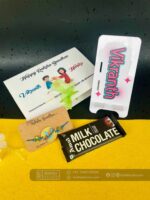 Mobile stand Rakhi combo - Bubbly Decors