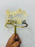 cake topper couple infinity - Bubbly Decors