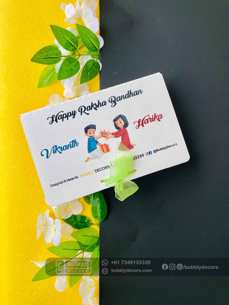 Mobile stand Rakhi combo - Bubbly Decors