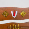 Name board wood 3 steps Venkateswara theme - Bubbly Decors