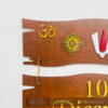 Name board wood 3 steps Venkateswara theme - Bubbly Decors
