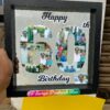 60 years birthday photo frame - Bubbly Decors