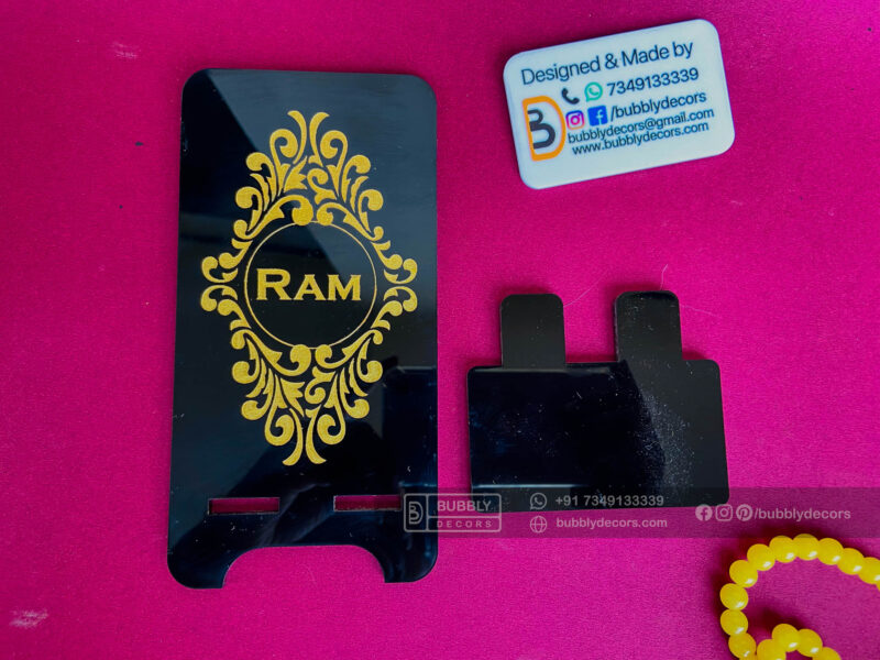 Mobile stand black - Bubbly Decors