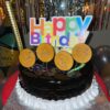 cake topper happy birthday and name - Bubbly Decors