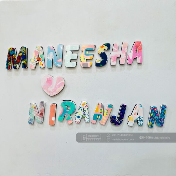 Alphabet Magnets - Bubbly Decors