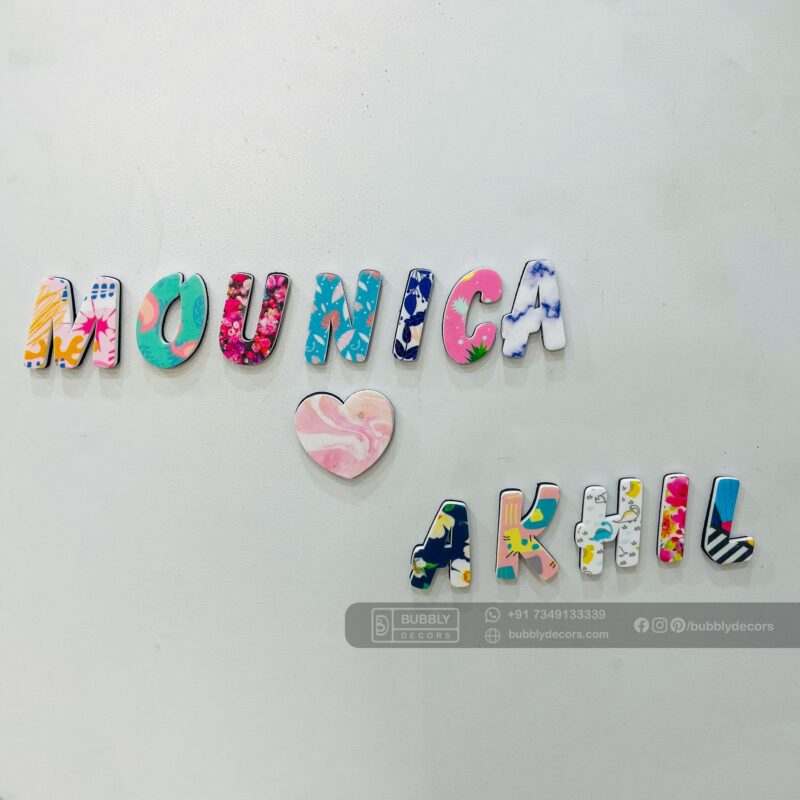 Alphabet Magnets - Bubbly Decors