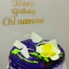 cake topper gold colour painted - Bubbly Decors