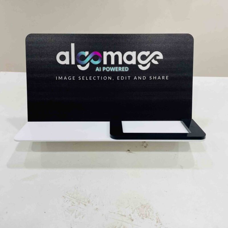 Visiting cards stand with brand or name - Bubbly Decors