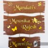 Name Board 3 steps - Bubbly Decors