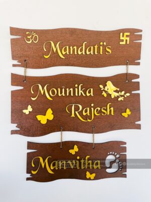 Name Board 3 steps - Bubbly Decors