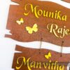 Name Board 3 steps - Bubbly Decors